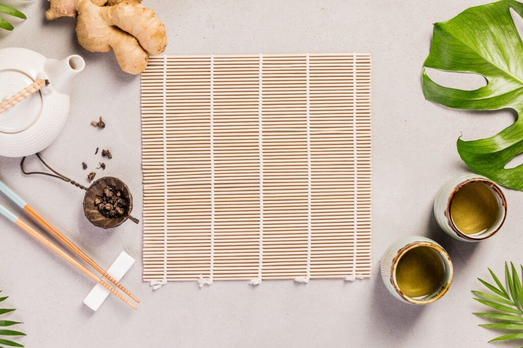 Asian food background Asian food background